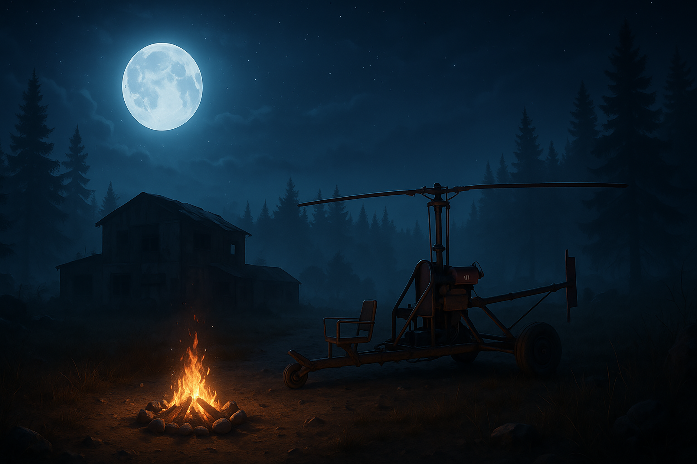 Rust at night